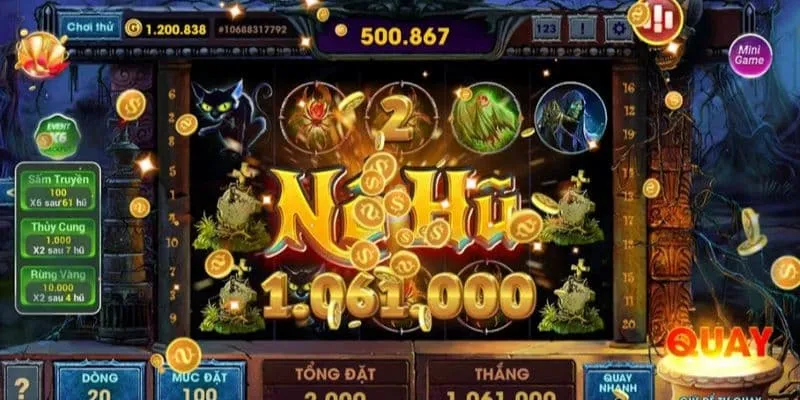 Có rất nhiều chủ đề hấp dẫn để hội viên trải nghiệm tại sảnh nổ hũ